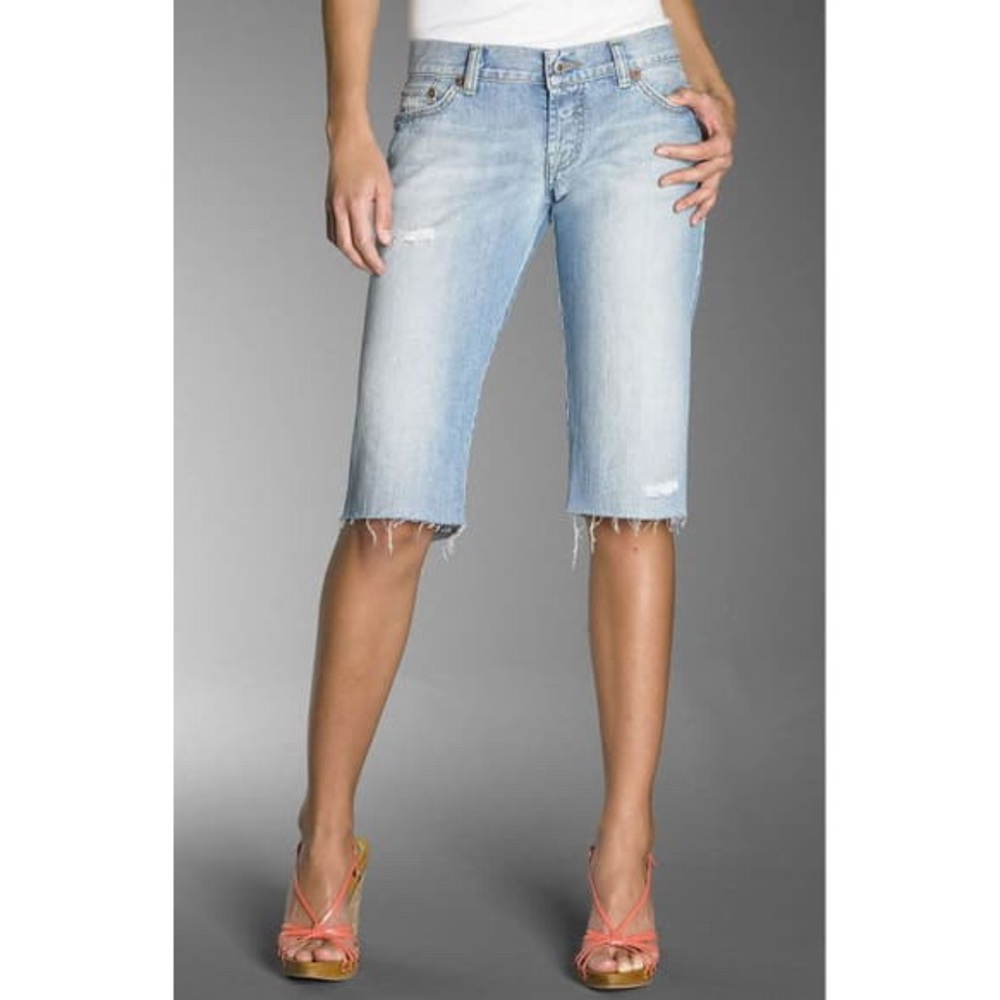 Lucky Brand Lil Maggie Bermuda Jean Shorts Size 29